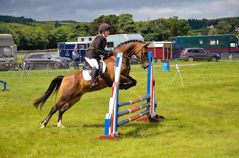 horse riding and sciatica. Horse jumping